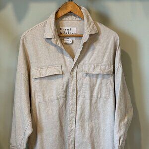 Frank & Eileen McLaughlin Utility Shirt Jacket – Italian Linen Natural – XS/S